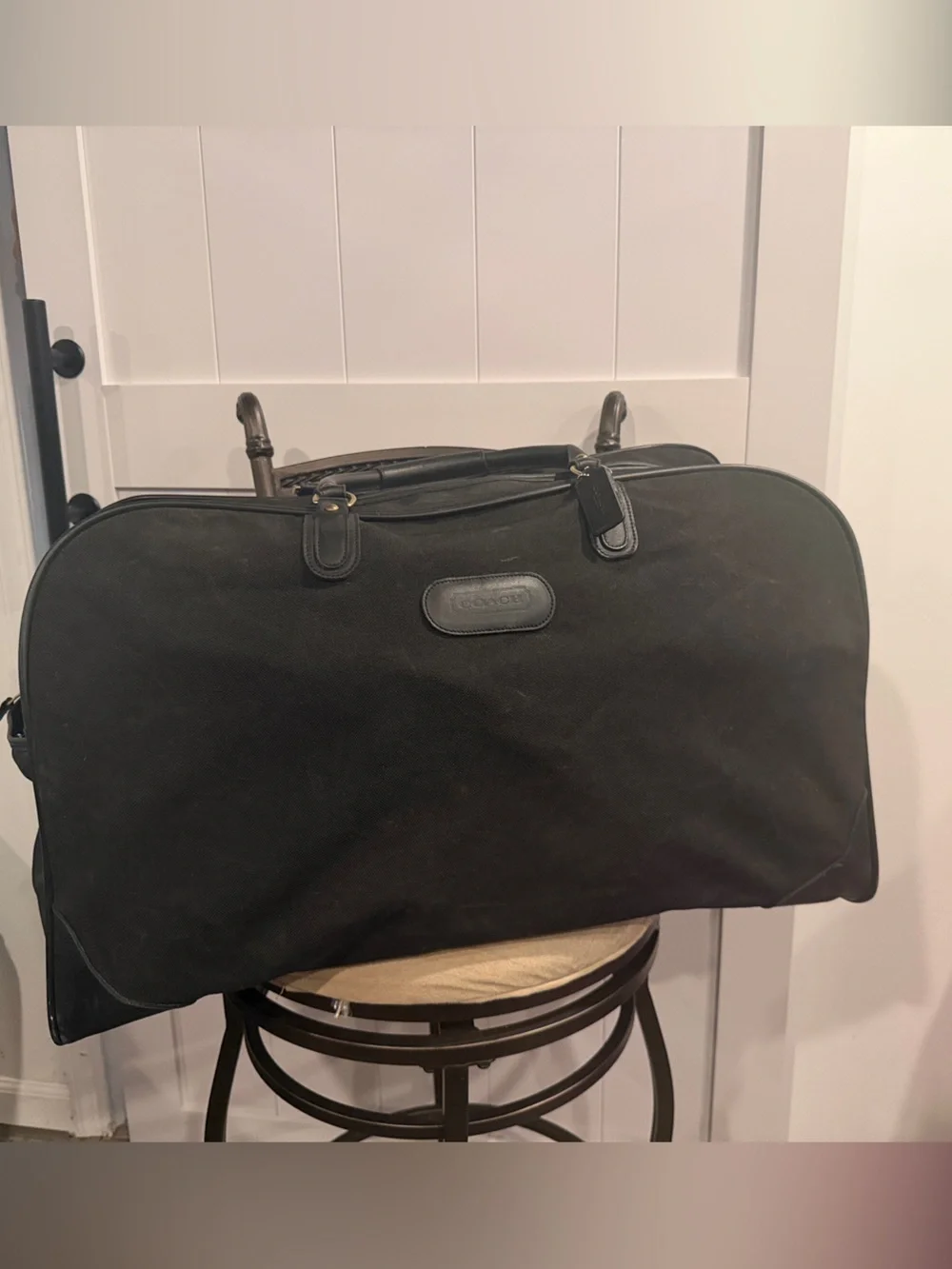 Coach weekender travel bag